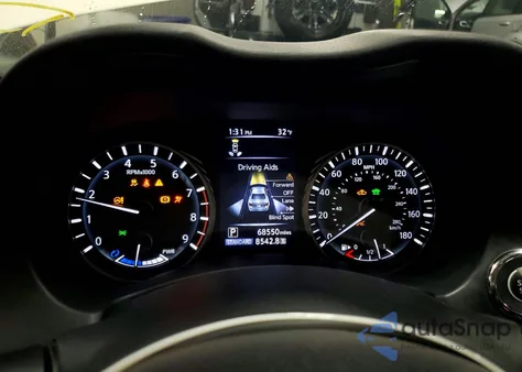 2018 Infiniti Q50 Hybrid Luxe z USA, uszkodzony, nr VIN JN1AV7AR1JM540109